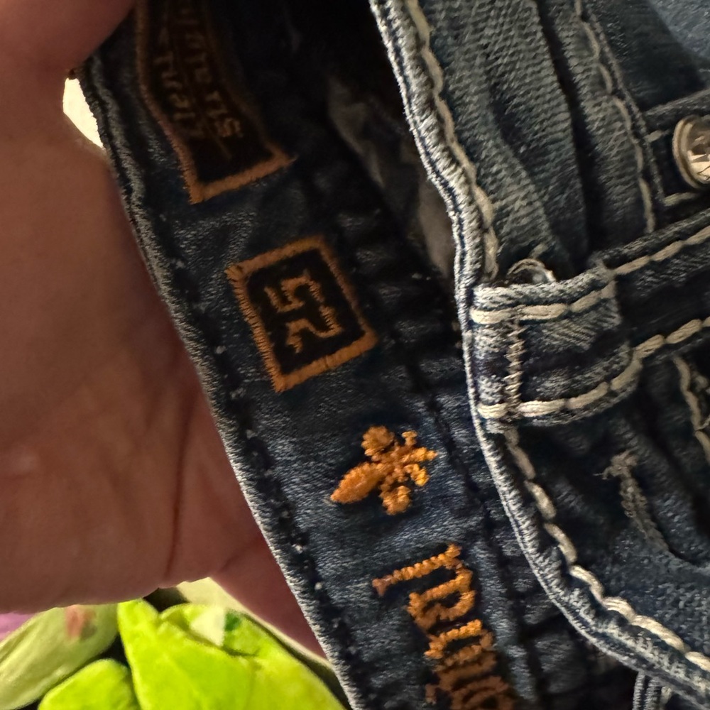 Rock Revival Dark Blue Ankle & Cropped Jeans - Picture 3 of 5